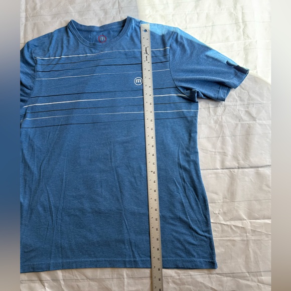 Travis Mathew Blue Men’s Shirt Size LARGE - Picture 7 of 8